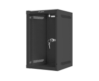 Lanberg Wisząca 10" 9U 280x310mm (czarna) - 519088 - zdjęcie 4
